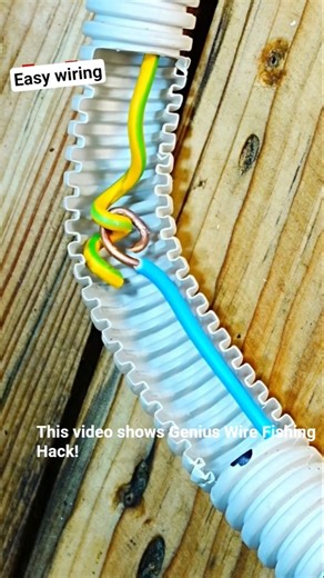 How to Retrieve Wires Inside Flex Pipe
