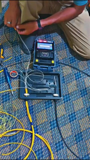 9.6K views · 43 reactions | Optical fiber cable joint | The Expert In Electric | Facebook