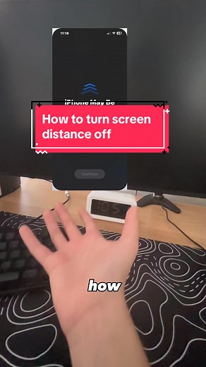 How to Turn Off Screen Distance on iPhone