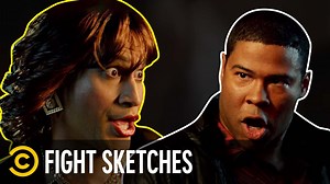 A man really needs his friend to “hold him back,” and a dad finds a fighting loophole, and two magical negroes duel to the death. | Key & Peele
