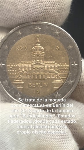 Moneda conmemorativa de 2 euros de Alemania, acuñada en 2018, que representa el estado de Berlín | Coin Club Collection