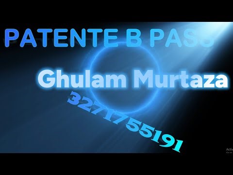 Gulam murtaza Patente B Pass