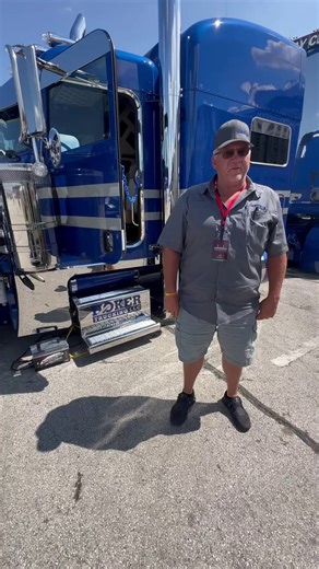 First time #SuperRigs attendee Jeff Hoker of Hoker Trucking LLC is here with his truck "Worth the Wait" #SuperRigs2024 | Shell Rotella