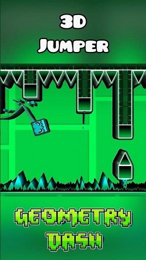 This 3D Version Of JUMPER Is Super Cool! #geometrydash #gd #jumper #3d #meme
