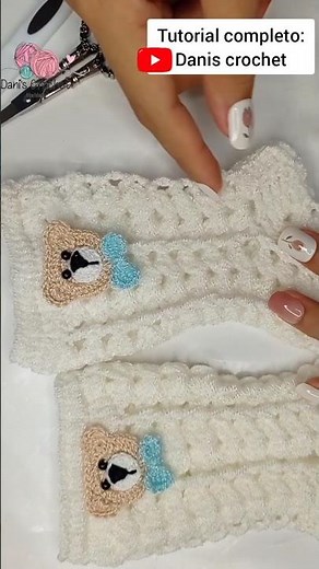 calcetines/ botitas para bebe 0-3 meses tutorial completo aquí ‪@Daniscrochetf‬