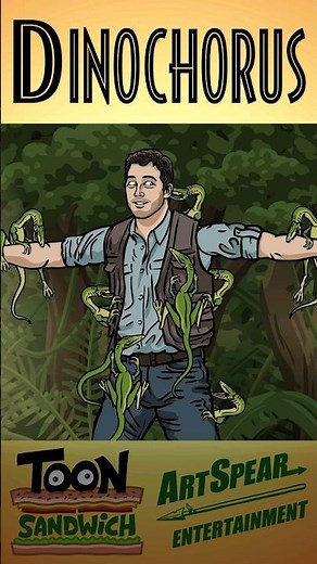 Jurassic Park the Musical - TOON SANDWICH #jurassicworld #jurassicpark #dinosaur #song #parody