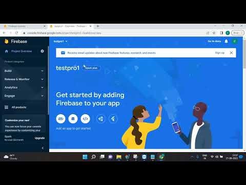 How to Create a Firebase Project?/ How to Generate a google-services.json file in Firebase?