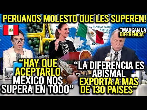 PERUVIANS EXPLODE WITH FRUSTRATION! "THE GAP WITH MEXICO IS HUGE, AN EXPORT POWER"