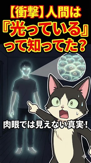 【衝撃】人間は「光っている」って知ってた？