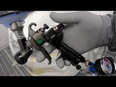 Iwata W-300 Spot Repair Spray Gun Review & Demo