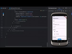 Flutter Form Registration, Validation, FormKey