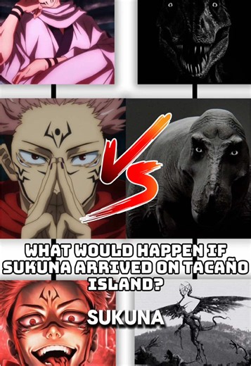 What would happen if Sukuna arrived on Tacaño Island? #sukuna #monsterverse #jurassicpark #analoghorror