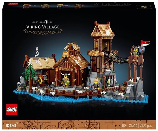 Here's our first look at LEGO's upcoming 2,100-piece Viking Village, launching on October 1