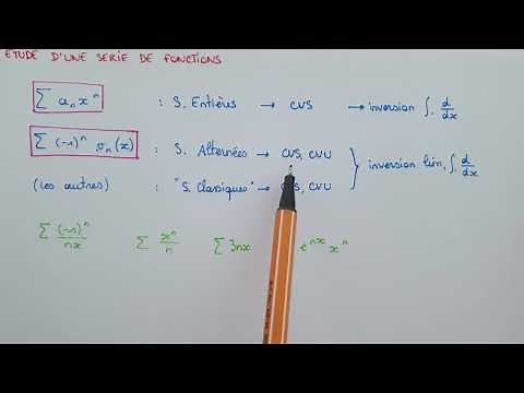 Étude d’une SÉRIE DE FONCTIONS - Explications & Exemples - Maths Bac Sup