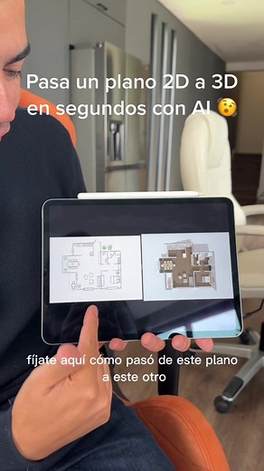 Convierte un plano 2D a 3D con tecnología AI en segundos