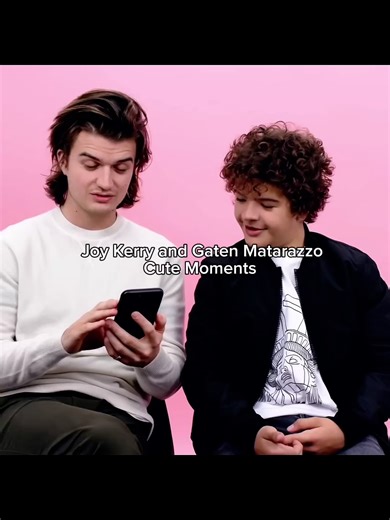 Joe keery and gaten matarazzo cute moments #joekeery #gatenmatarazzo #fyp #strangerthings #strangerthings5