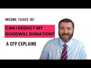 Maximize Your Goodwill Donations For TAX DEDUCTIONS?