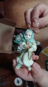 Ватная игрушка❤️не судите строго😁я только учусь#ватнаяигрушка #игрушкаизваты #игрушкинаелку