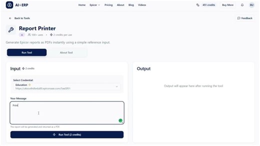 Epicor Report Printer - Mobile | Abdul Husain