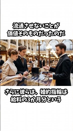 【給料の3ヶ月分】ダイヤモンドの価格高騰は裏でコントロールされていた！？19世紀のデビアス社がダイヤモンドを独占していたワケとは#世界史 #雑学 #お金 #歴史