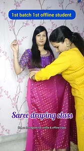 16K views · 138 reactions | Saree draping class. Join 1st batch online/offline saree draping class.DM to know more✅ . . . #sareedraping #sareedrapingclass #sareedrapingtutorial #fbreels23 #sareepleating #pleat #sareedrapingclasses #saree #sareedrapingstyle #sareetutorial #sareereels #trendingreels #reelsinstagram #sareedrapingreels #drapingclass #silksaree #sareedrapingclassonline #poonamstyle22 | Drapes by Poonam | Facebook