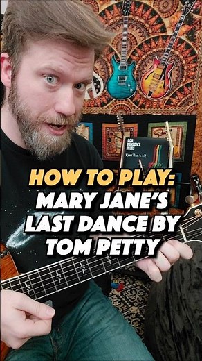 Mary Jane's Last Dance by Tom Petty - Guitar Lesson (Simplified)