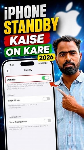 iPhone StandBy Kaise ON Kare 2026 | How To Enable StandBy On iPhone | Tech Frack #techfrack #shorts
