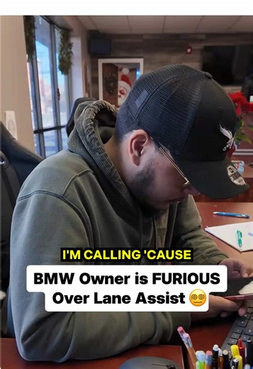The BMW owner thought her car would not let her switch lanes and panicked. See how the dealership walked her through the situation once lane assist came up. #bmwissues #activelaneassist #cartroubleshooting