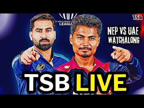 NEPAL VS UAE 1st ODI TSB WATCHALONG