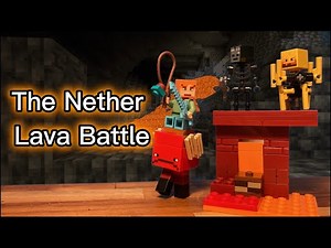 Minecraft LEGO: Nether Lava Battle Review! (New 2025 Set!) (21266)
