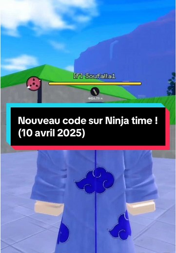 Nouveau Code et Tuto pour Ninja Time sur Roblox