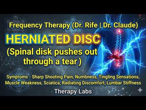 Relief from HERNIATED DISC with Frequency Therapy | #Rife #Claude | 30 Mins (NO ADS)