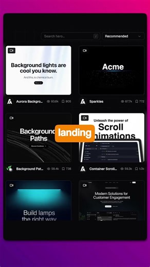 Stop Coding from Scratch! 💻 (Free UI Library) #webdesign #cursorai #coding #ai #shorts