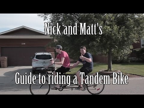 How To Ride a Tandem Bike