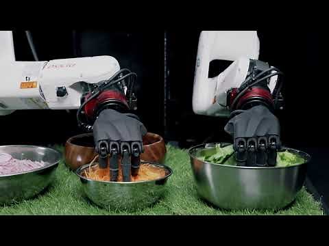 Dual Arm Multi-modal AI Robot which uses Deep-learning & VR Technology