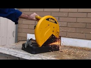 Metal Cutting Saw, Cutting Steel, Sound Effect with Video.