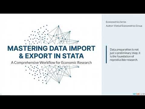 Stata Tutorial: Importing Excel/CSV Data and Automating Reports with putdocx #stata #research
