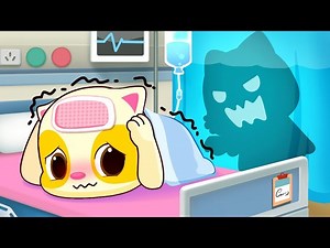 Baby Kitten Hates Hospitals | Sick Song | Doctor Cartoon | Kids Songs | Baby Cartoon | BabyBus - Videos For Kids