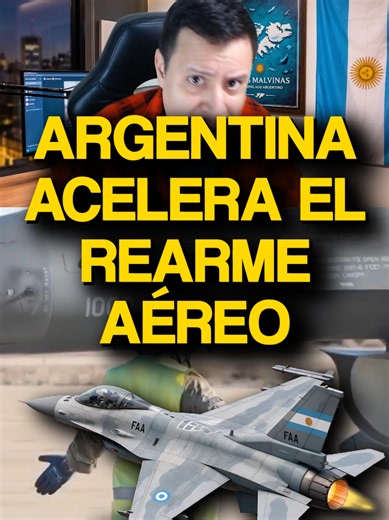 Argentina acelera el rearme: segundo lote de seis F-16