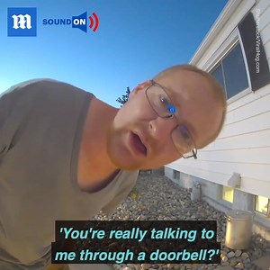 5.2M views · 117K reactions | This guy definitely hasn't come across a doorbell like this before! 臘 via Shutterstock | Daily Mail Video | Facebook