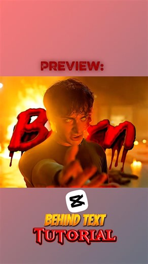 Make Text Behind Character in CapCut | Will Byers Stranger Things Edit