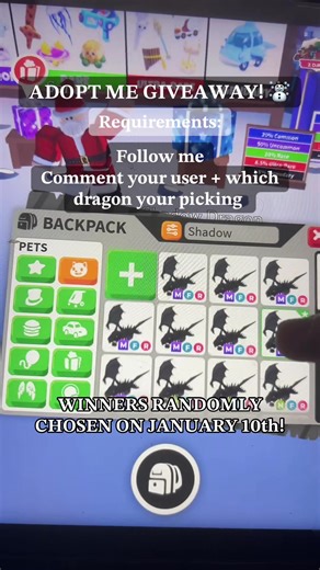 Adopt Me Giveaway: Win Mega Dragon Pets!