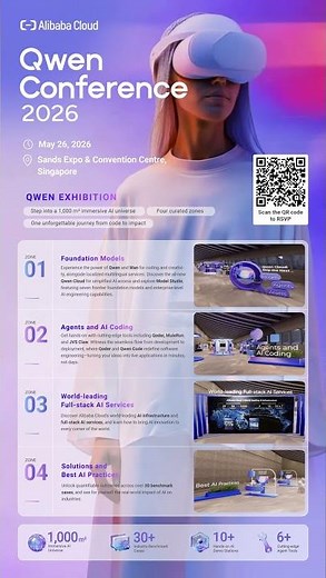 Qwen Conference 2026 invites you to step inside the innovation. 🔒