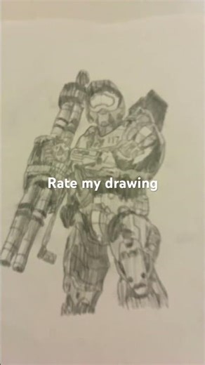 Master chief drawing