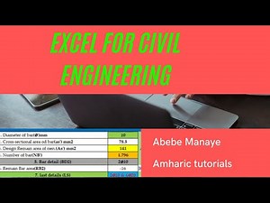 Excel for Engineering #Abebe.M