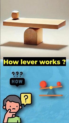 "How Does a Lever Work? Simple Science Explained!" #science #shorts #lever #physics #SimpleMachines