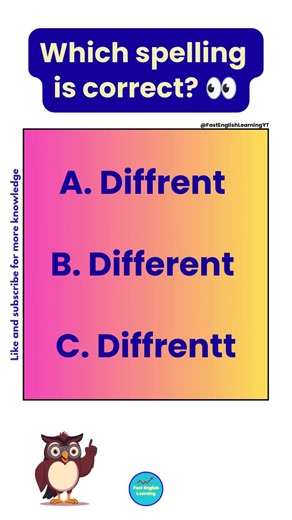 🔥 Which Spelling Is Correct? 👀 99% Get It Wrong!
