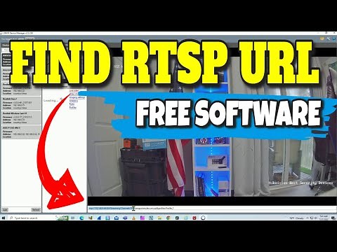 Get the RTSP URL for IP cameras [ FREE SOFTWARE ]