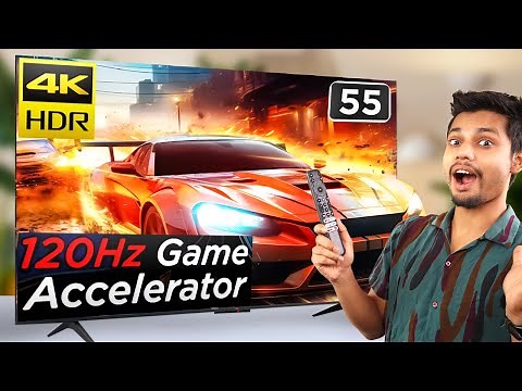 I Tested The Best 55 inch Gaming QLED 4K UHD TV by TCL - 120HZ* 😊