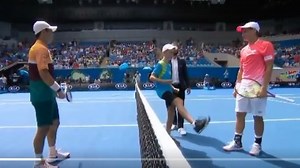 Coin Toss boy at Australian Open wins hearts and the internet with his moves. Watch viral video